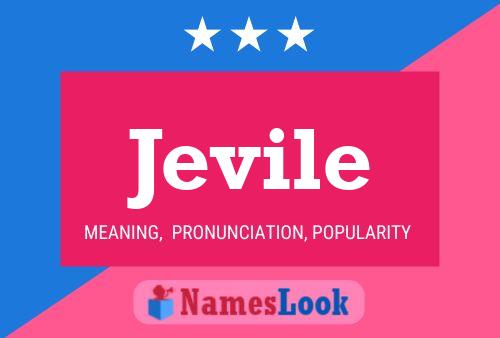 ملصق اسم Jevile