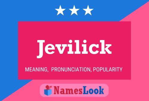 ملصق اسم Jevilick