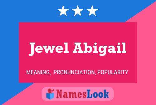 ملصق اسم Jewel Abigail