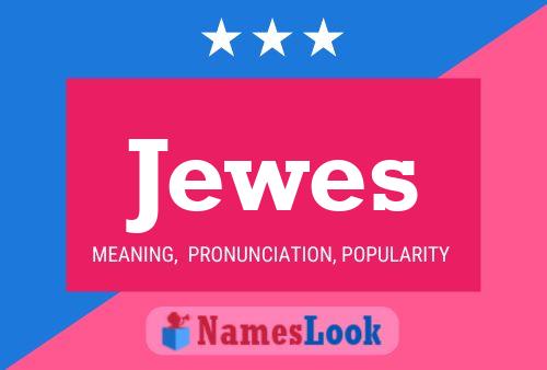 ملصق اسم Jewes