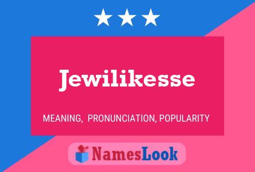 ملصق اسم Jewilikesse