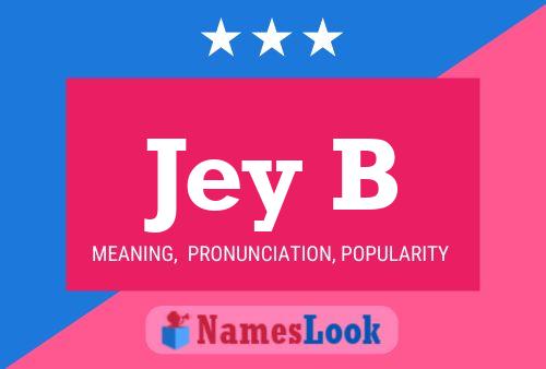 ملصق اسم Jey B