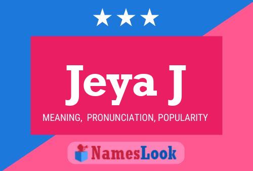 ملصق اسم Jeya J