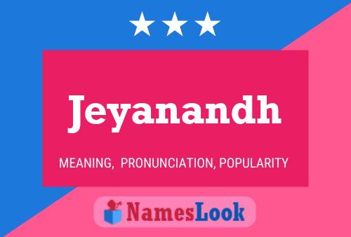 ملصق اسم Jeyanandh