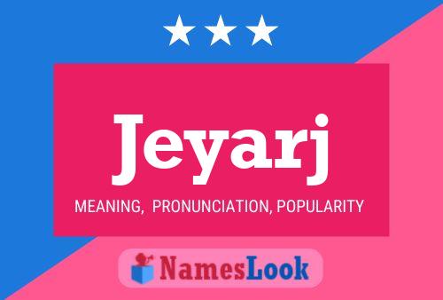 ملصق اسم Jeyarj