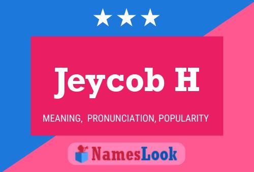 ملصق اسم Jeycob H