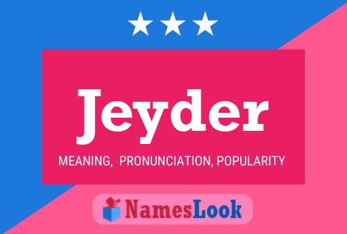 ملصق اسم Jeyder