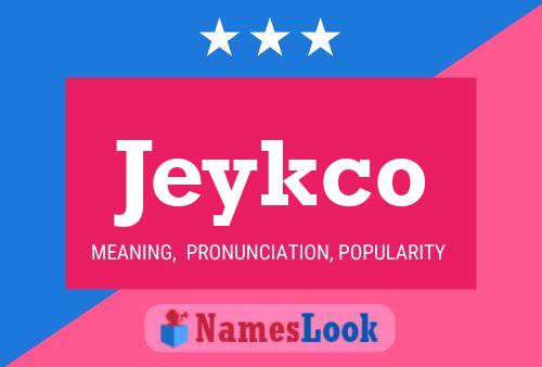 ملصق اسم Jeykco