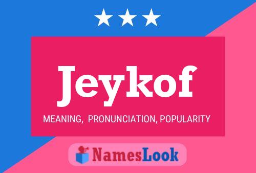 ملصق اسم Jeykof