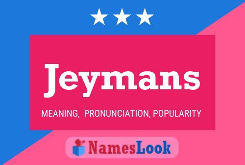 ملصق اسم Jeymans