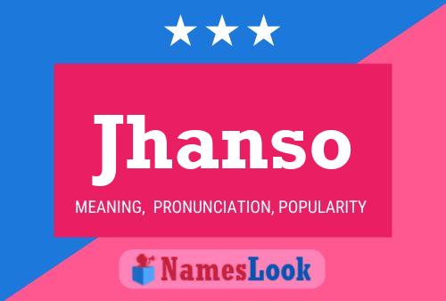 ملصق اسم Jhanso