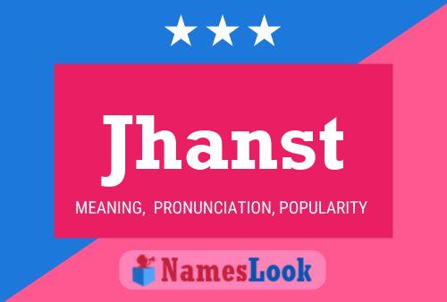 ملصق اسم Jhanst