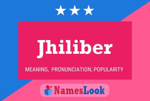 ملصق اسم Jhiliber