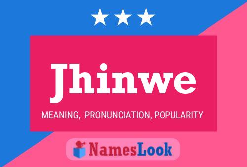 ملصق اسم Jhinwe