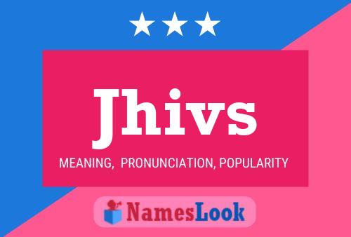 ملصق اسم Jhivs