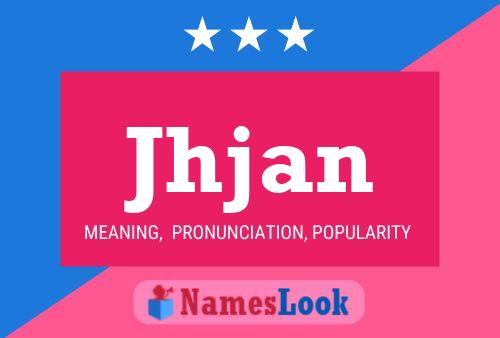 ملصق اسم Jhjan