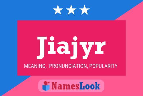 ملصق اسم Jiajyr