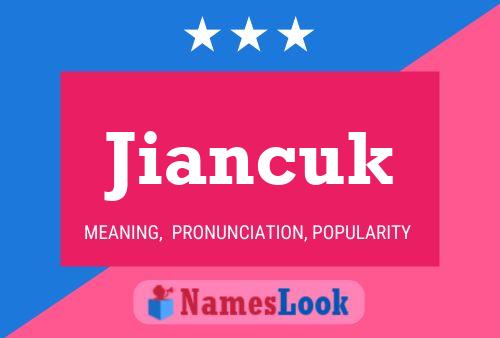 ملصق اسم Jiancuk