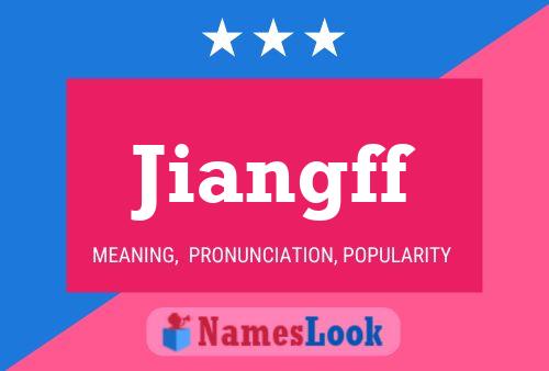 ملصق اسم Jiangff