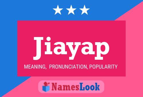 ملصق اسم Jiayap