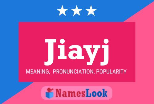 ملصق اسم Jiayj