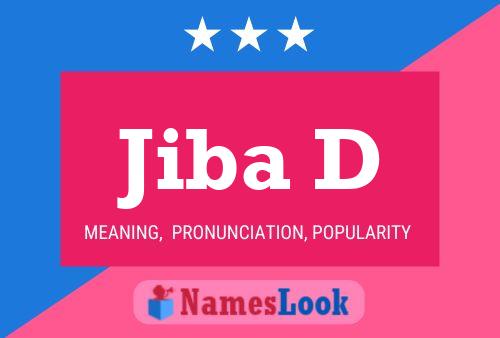 ملصق اسم Jiba D