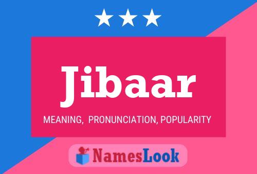 ملصق اسم Jibaar