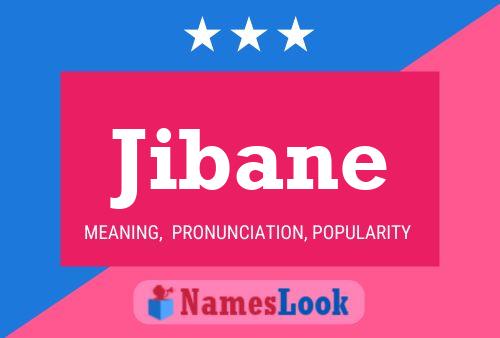 ملصق اسم Jibane