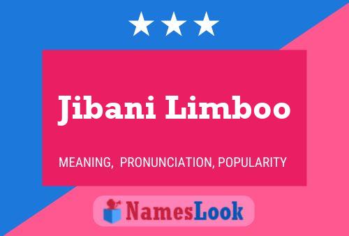 ملصق اسم Jibani Limboo