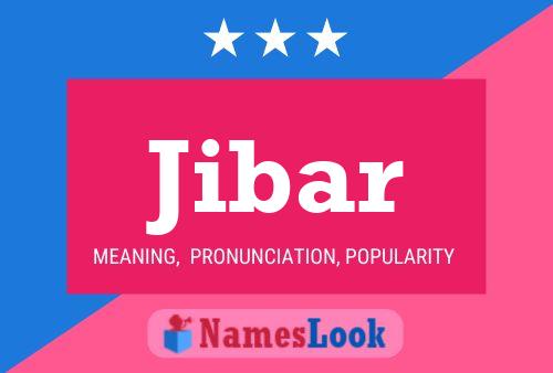 ملصق اسم Jibar