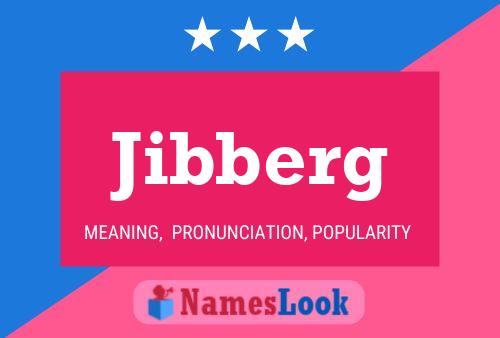 ملصق اسم Jibberg