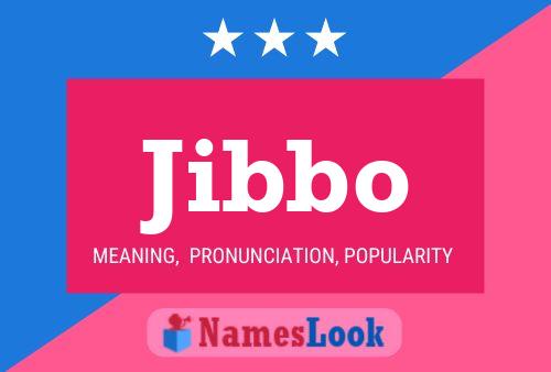 ملصق اسم Jibbo