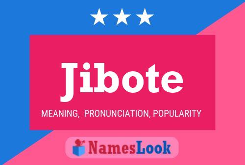 ملصق اسم Jibote