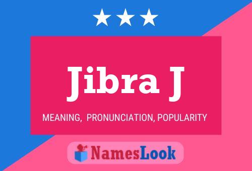 ملصق اسم Jibra J