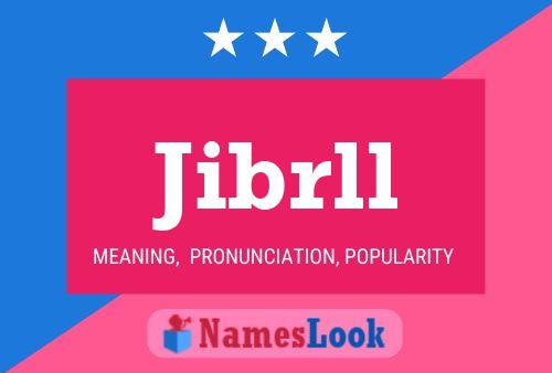 ملصق اسم Jibrll