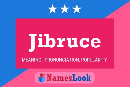 ملصق اسم Jibruce