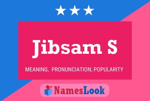 ملصق اسم Jibsam S