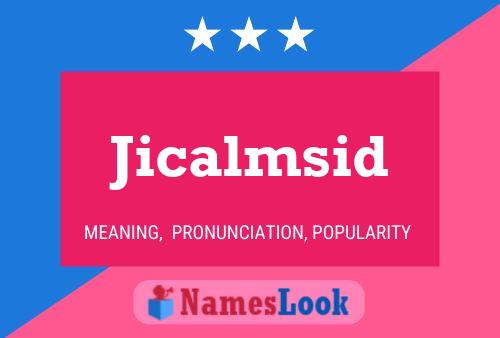 ملصق اسم Jicalmsid