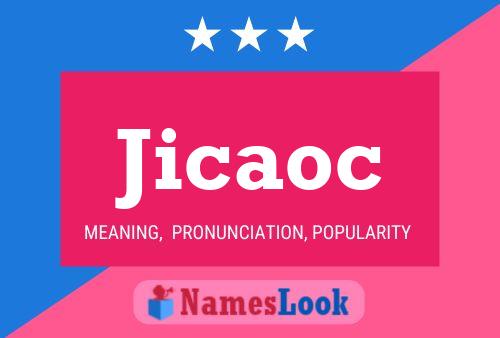 ملصق اسم Jicaoc