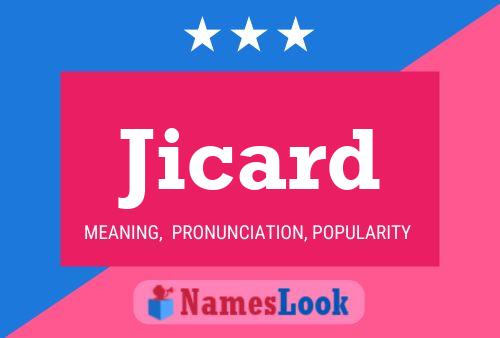 ملصق اسم Jicard