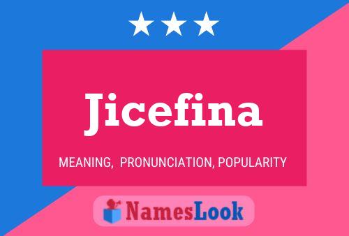 ملصق اسم Jicefina