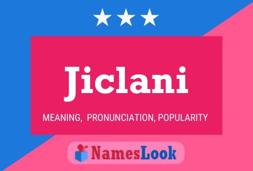 ملصق اسم Jiclani