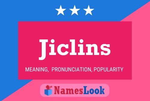 ملصق اسم Jiclins