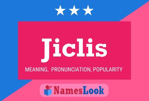 ملصق اسم Jiclis