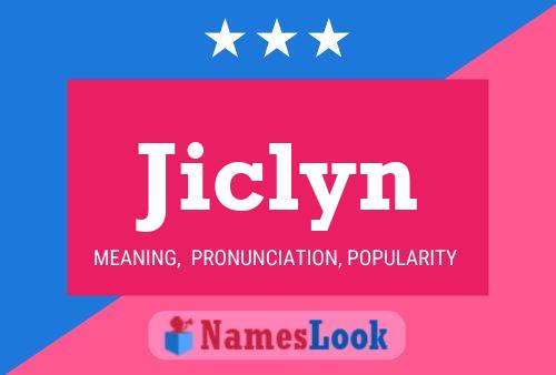 ملصق اسم Jiclyn