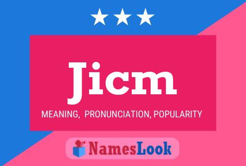 ملصق اسم Jicm