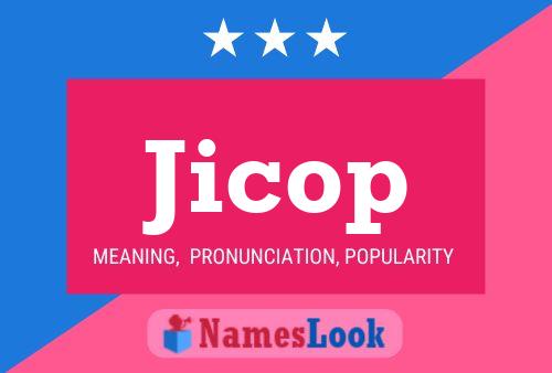 ملصق اسم Jicop