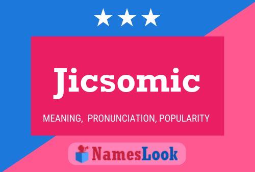 ملصق اسم Jicsomic