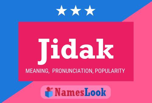 ملصق اسم Jidak