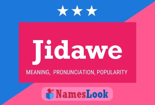 ملصق اسم Jidawe